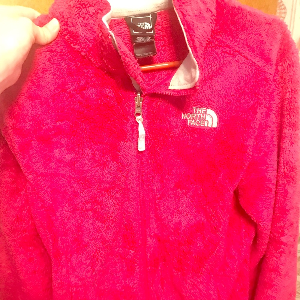 Small Bright Pink North face Jacket